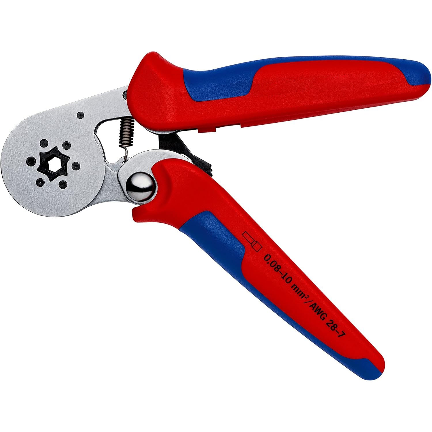 Self-Adjusting Crimping Pliers for Wire Ferrules – 180 mm, Hexagonal Crimping