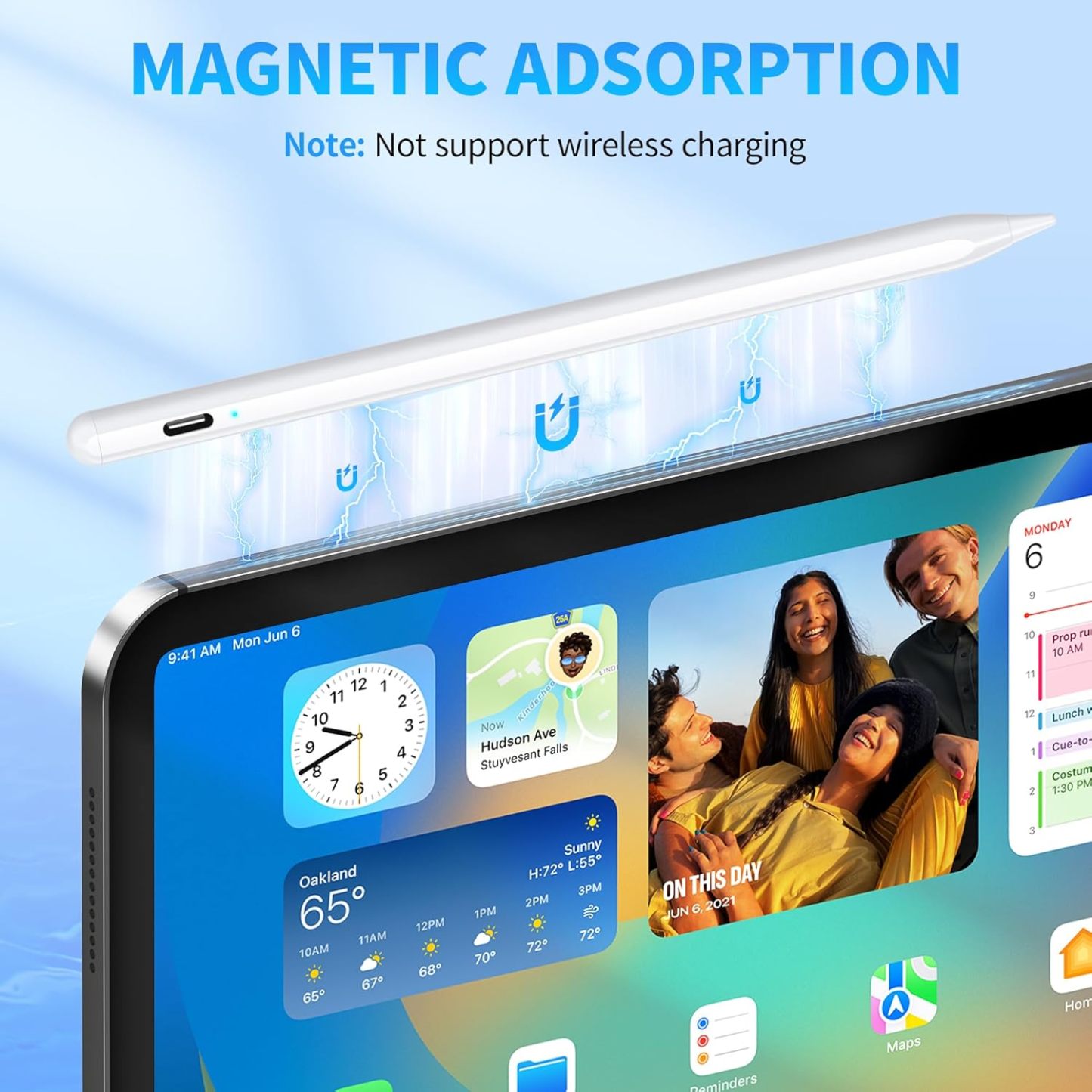 High Precision Touch Pen – Compatible with iOS and Android Devices, Magnetic Design