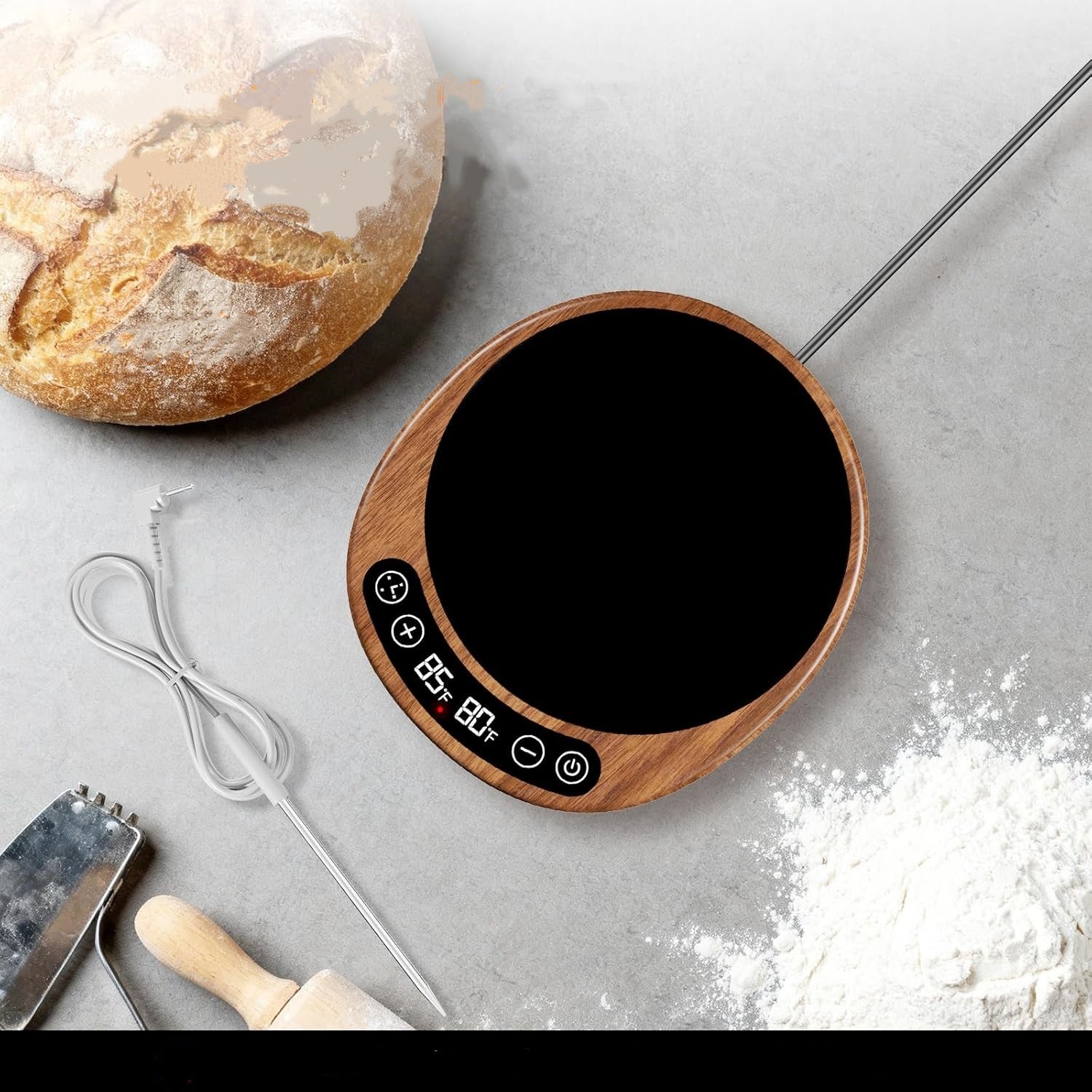 Sourdough Proofing Base – Core Dough Probe with 70-110℉ Precision