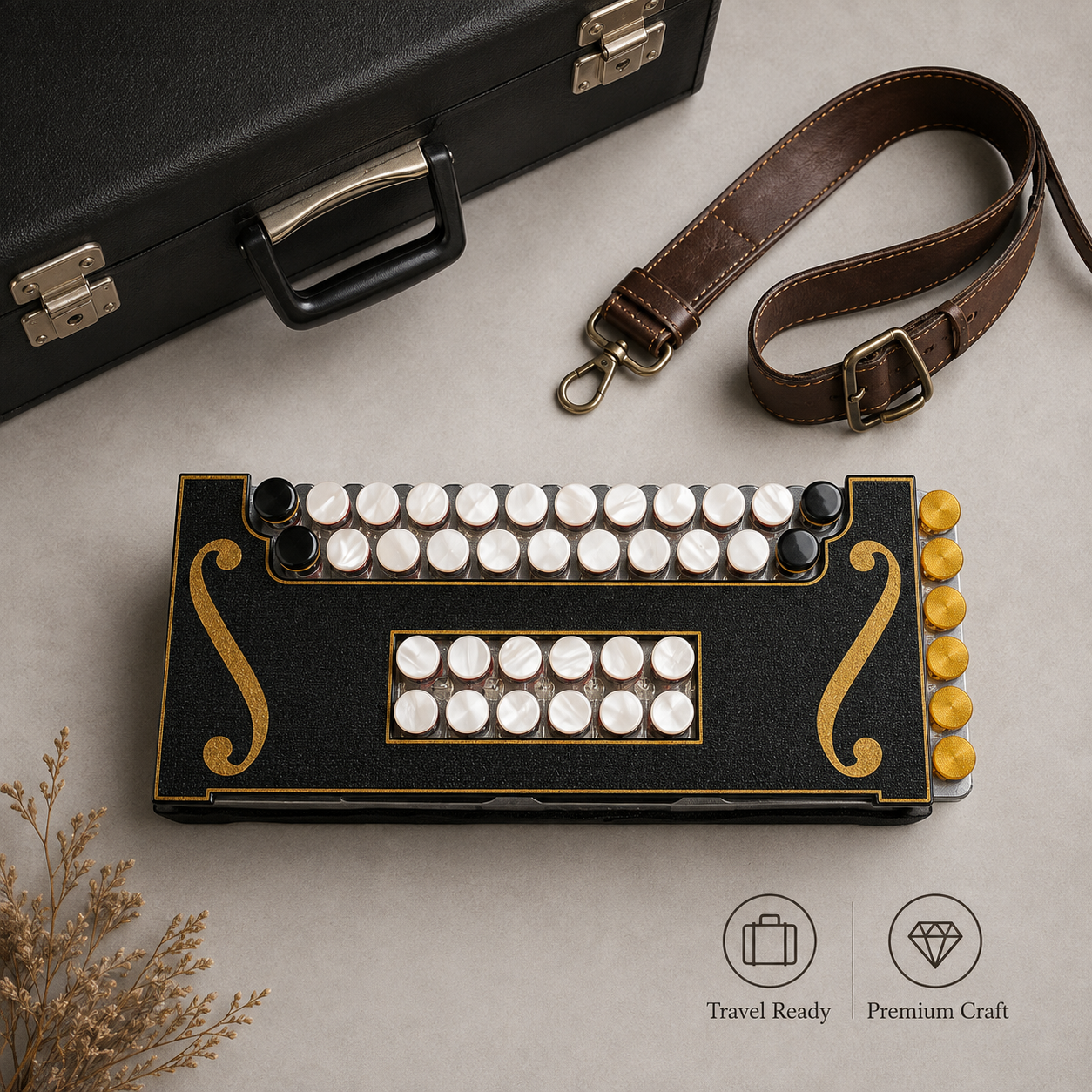 Portable MIDI Accordion – Compact Digital Accordion for Modern Musicians