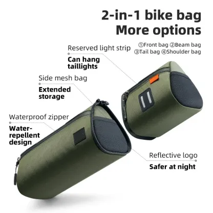 Front Handlebar Bag – 2L Lightweight Cycling Pouch with High Visibility 🚴🧳