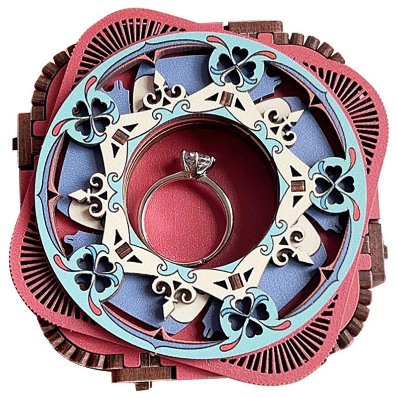 Wooden 3D Puzzle Music Box Kit