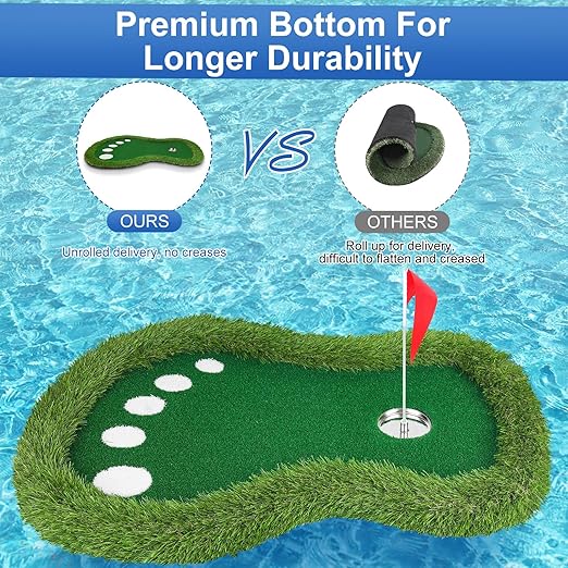 Floating Water Golf Practice Set with Ball Retriever