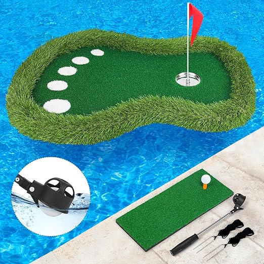 Floating Water Golf Practice Set with Ball Retriever
