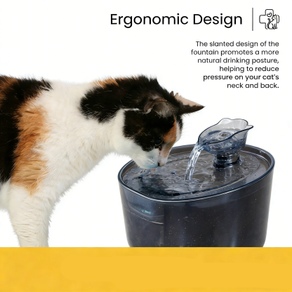 Cat and Dog Water Dispenser – Provides Clean Flowing Water, Built-in Filter