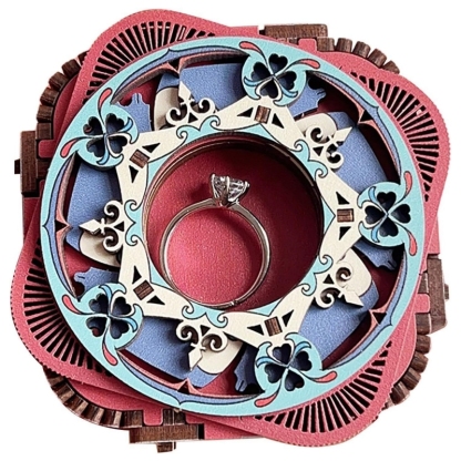 Wooden 3D Puzzle Music Box Kit