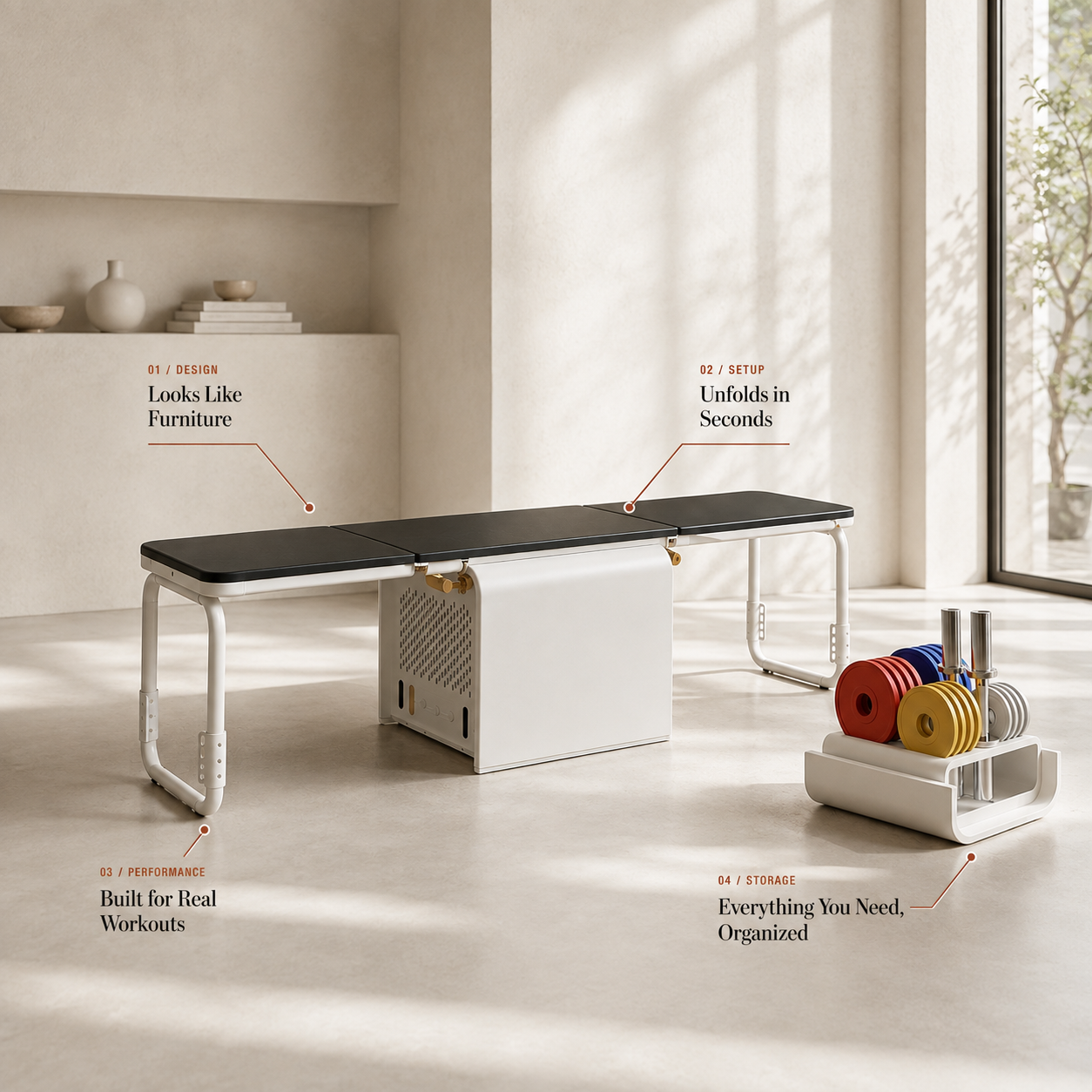 AuraForm Studio – Compact Home Gym That Lives in Your Space