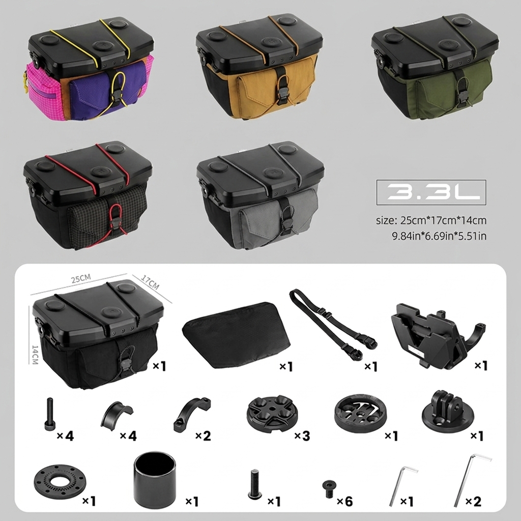 CockpitWorks Command Center 3.3L – Modular Handlebar Organizer