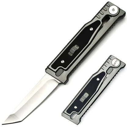 Gravity Knife with Lock Button