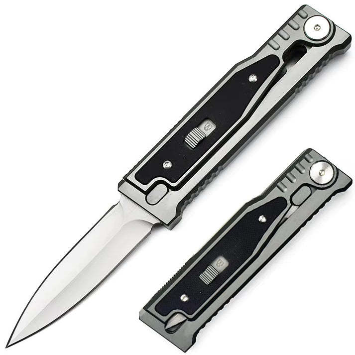 Gravity Knife with Lock Button