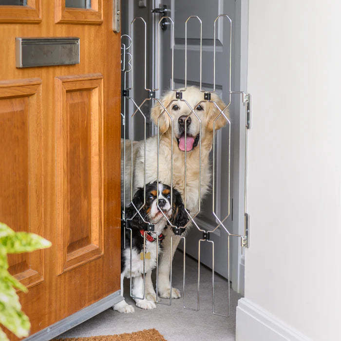 Extra-Wide Retractable Pet Gate – Fits Patio Doors, French Doors, Archways