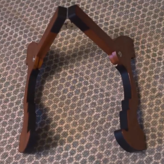 Wood Guitar Stand – Portable Folding A-Frame Floor Stand for Acoustic & Electric Guitars