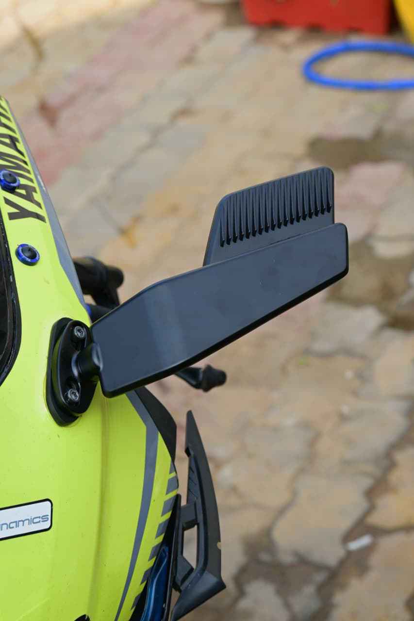 Aerodynamic Max Mirror Visor Fit