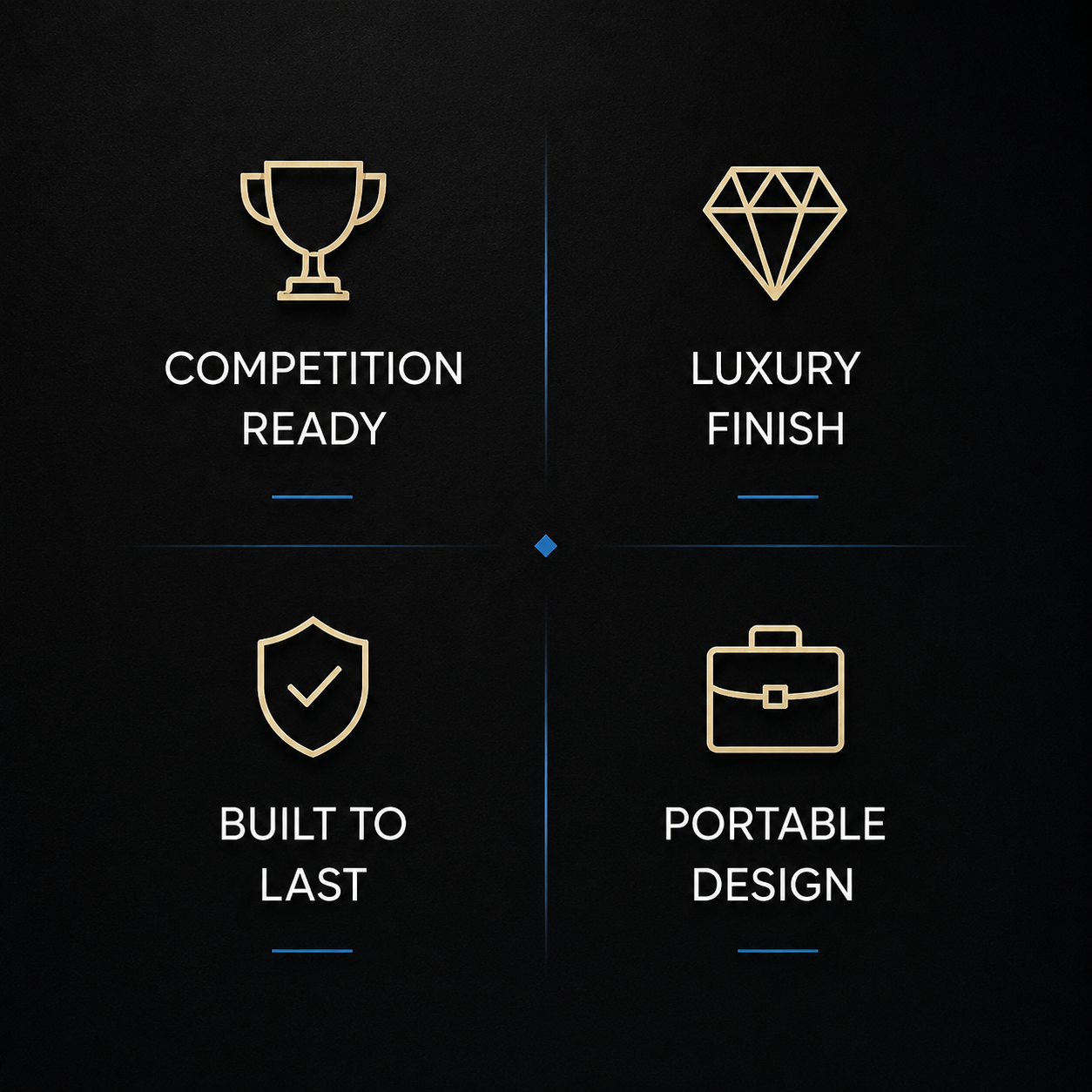 Premium Modern Tournament Backgammon Set