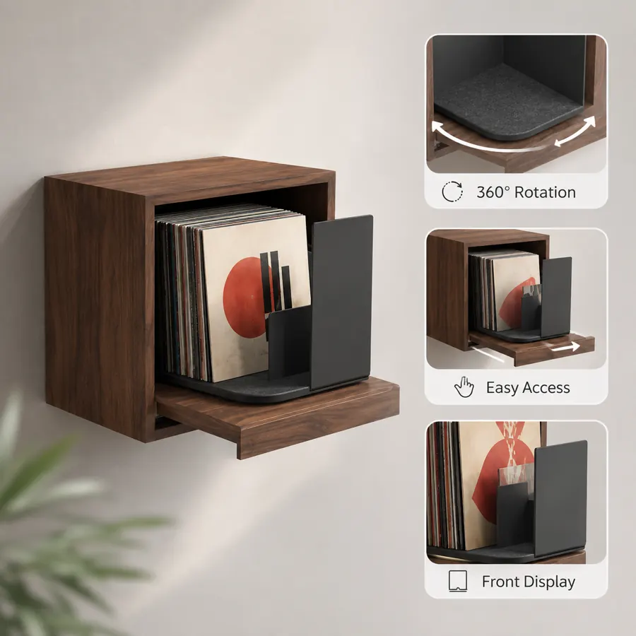 360 rotation easy access and front display features