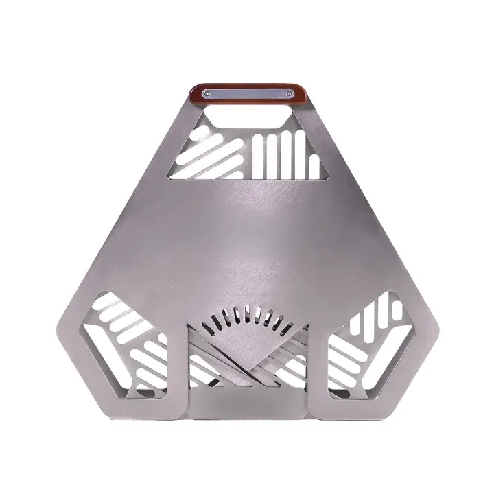 Porta-Grill FlatFire System | Collapsible Stainless Steel Grill & Fire Pit