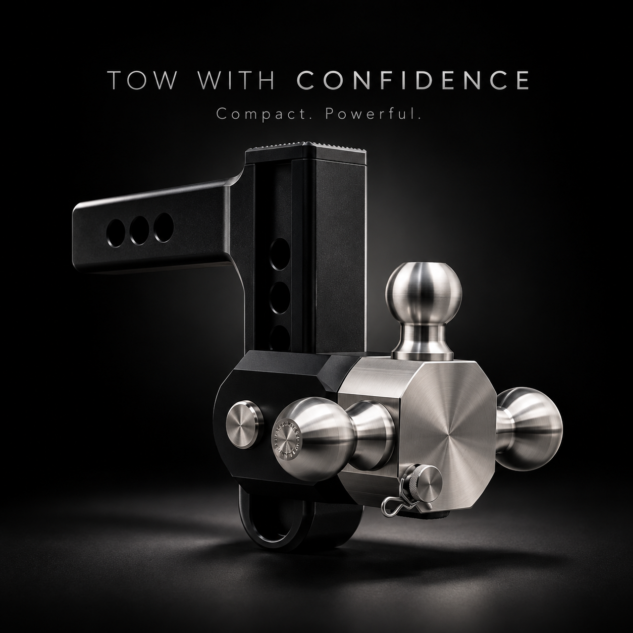 Heavy-Duty Rotating Multi-Ball Trailer Hitch