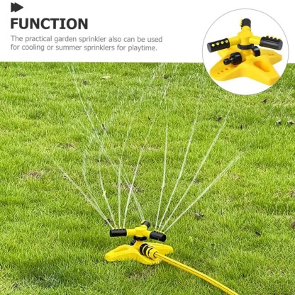 360° Automatic Rotating Lawn Sprinkler | Water-Efficient Garden Irrigation Tool
