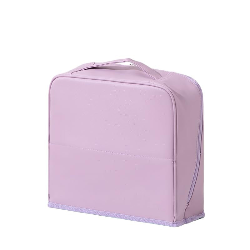Eco-Friendly Upright Makeup Bag – Fashionable and Practical Semi-Open Design