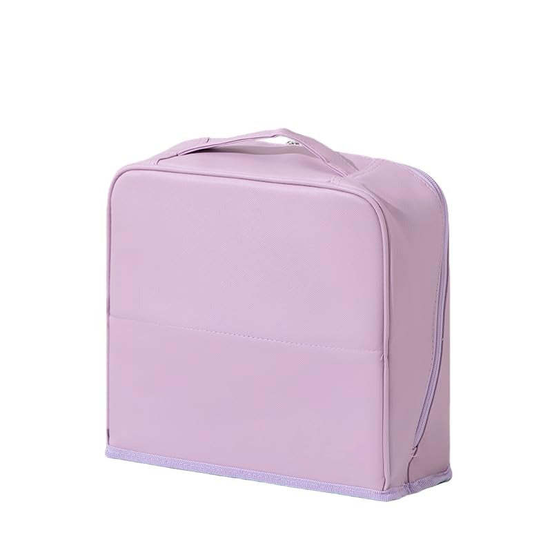 Eco-Friendly Upright Makeup Bag – Fashionable and Practical Semi-Open Design