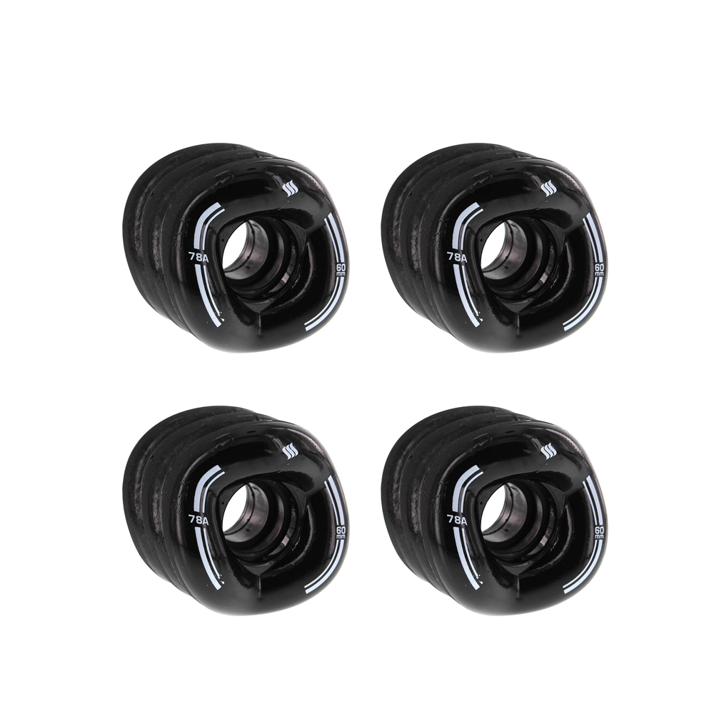 Skateboard wheels 78a 60mm pure white