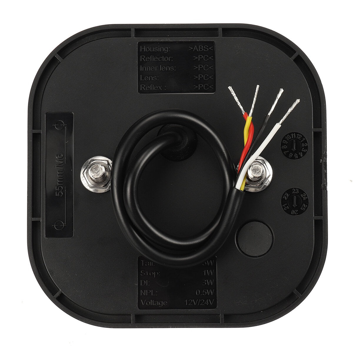 LED taillights and brake light indicator lights