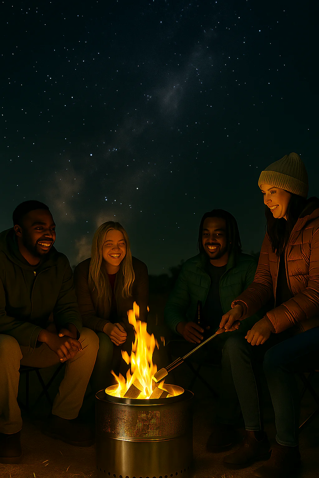 Long-Handle Campfire Ignition Torch | Adjustable & Powerful Outdoor Lighter