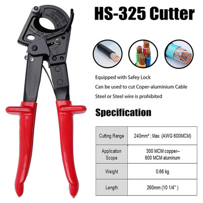 Copper and aluminum cable cutting machine