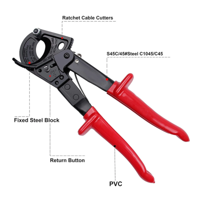 Copper and aluminum cable cutting machine