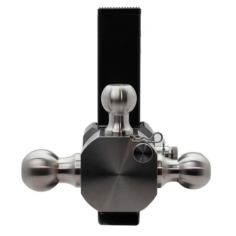 Heavy-Duty Rotating Multi-Ball Trailer Hitch