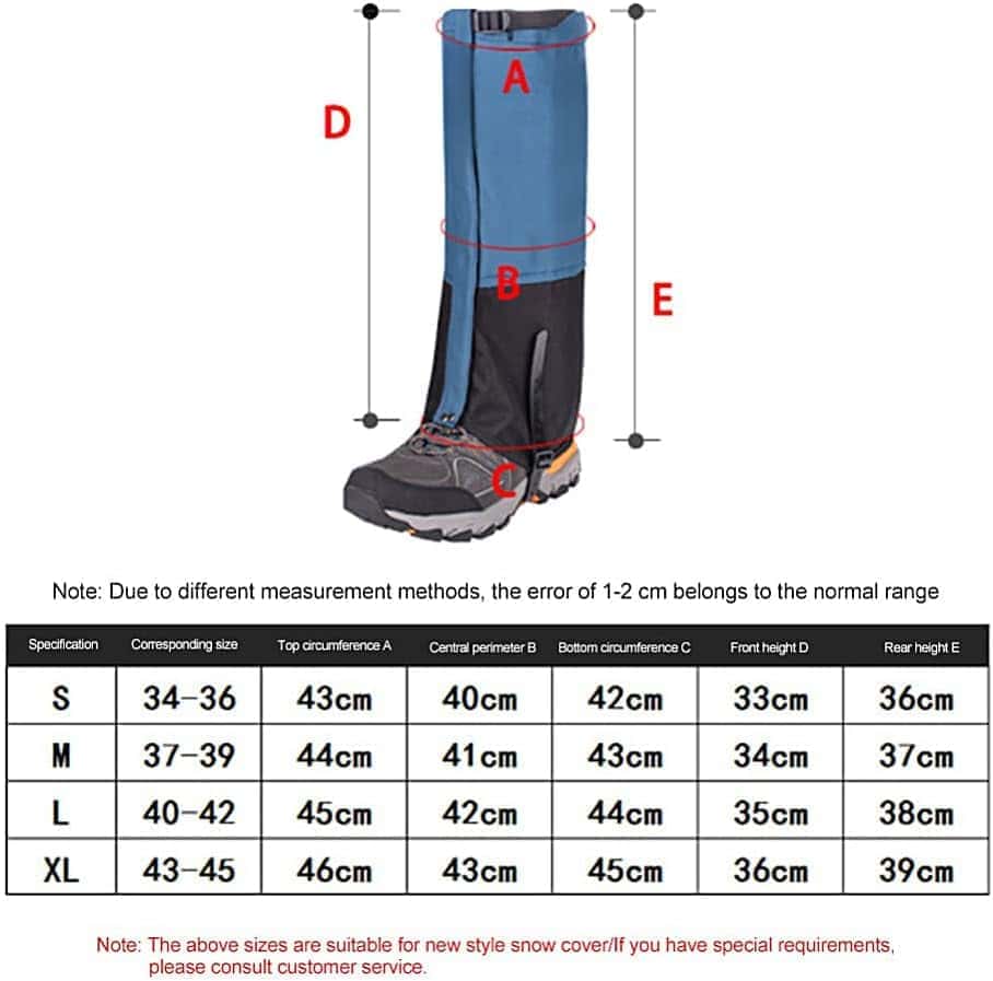 🏔️ The Ultimate Adventure Gaiter | Waterproof & Breathable Leg Armor for Mountaineering, Cycling & Skiing | Unisex & Youth Sizes