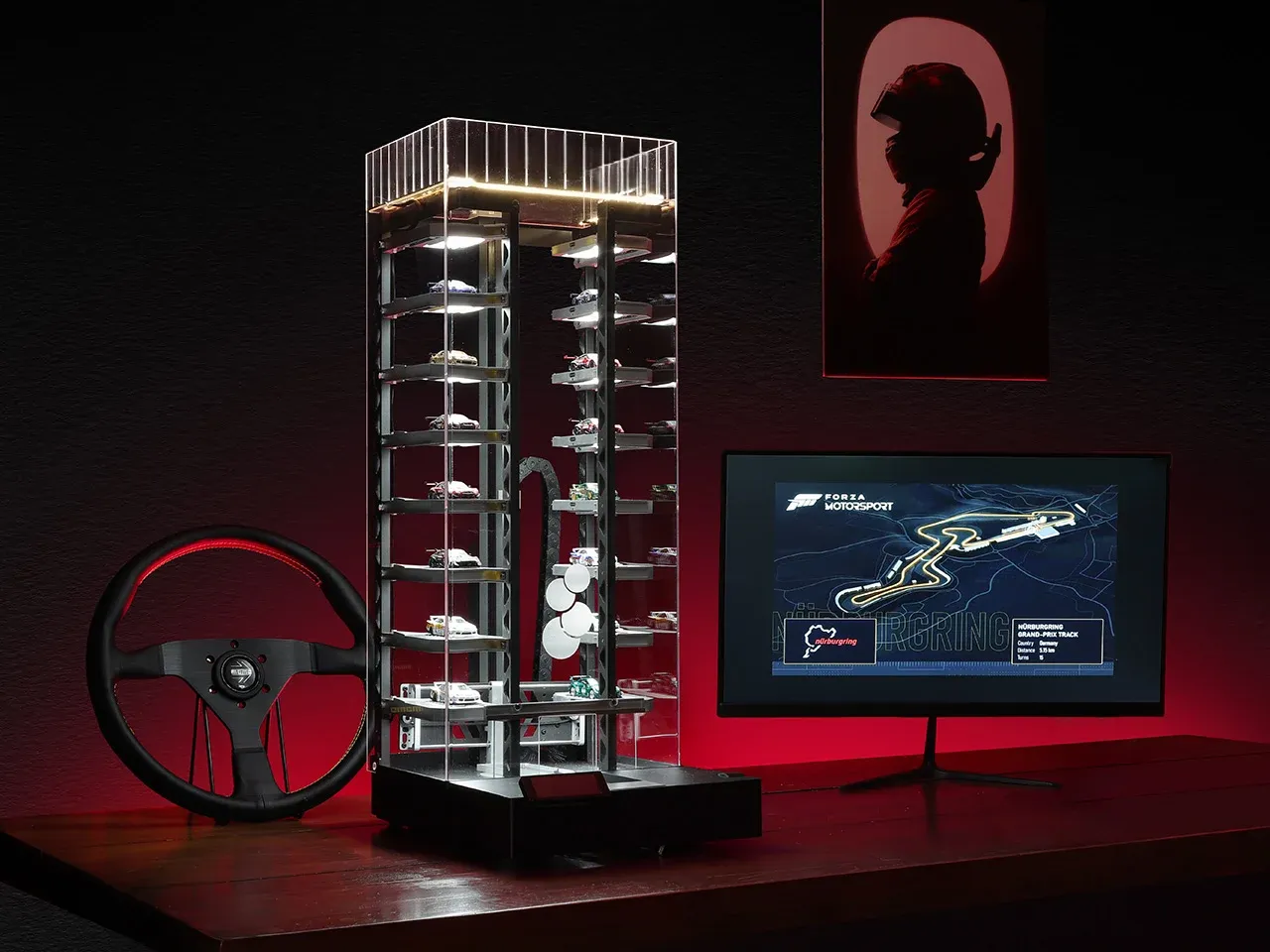Smart Display Tower for 1:64 Die-Cast Cars | Give Every Car Its Own Premium Spot