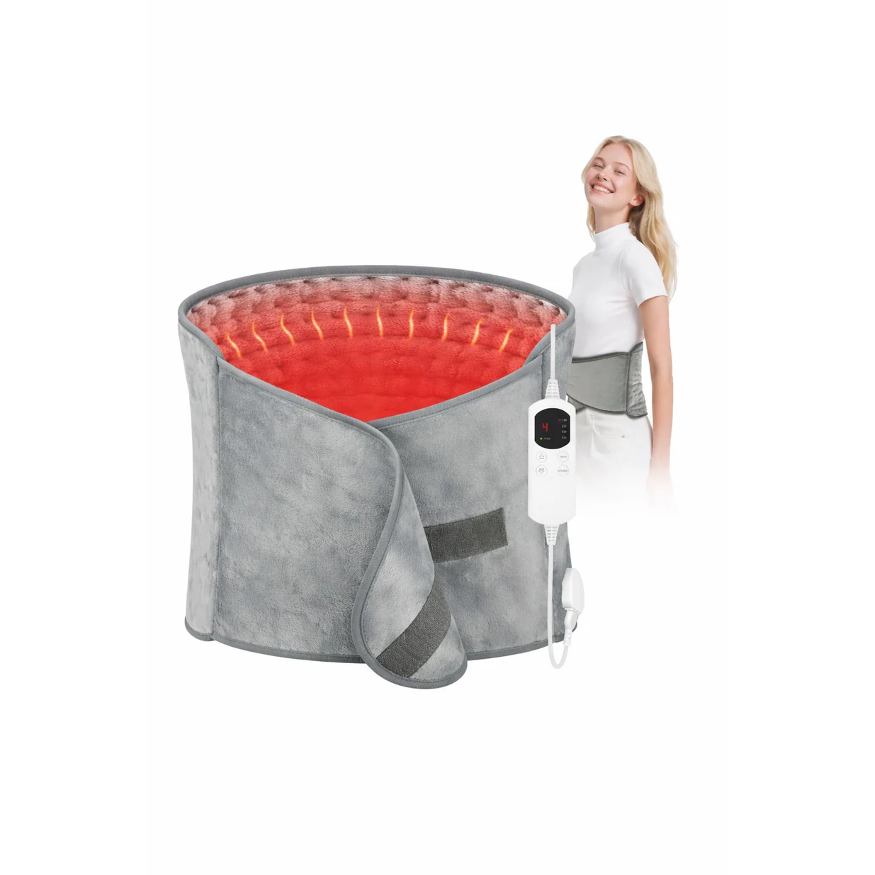 Women's Adjustable Heating Belt – Comfortable and Supportive Back & Abdominal Warmth