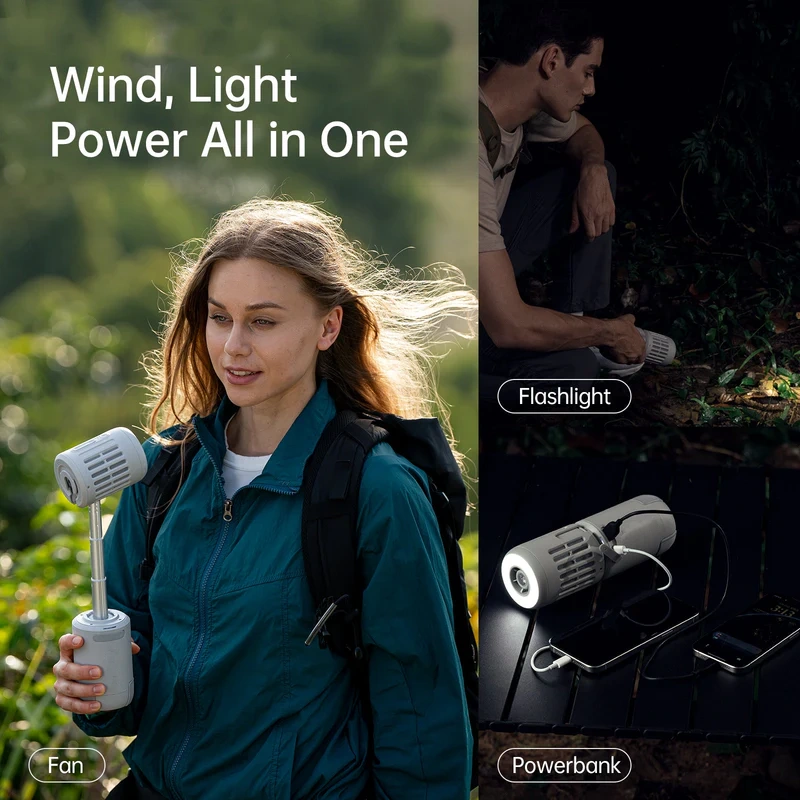 Multi-functional outdoor fan