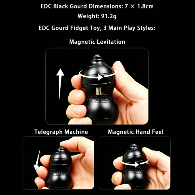 Titanium alloy gourd-shaped thermos bottle(Random color)