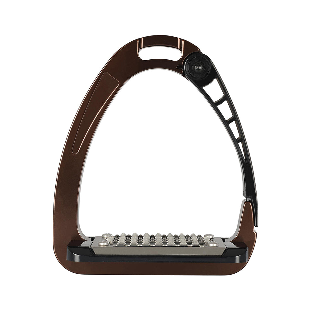 Easy-to-put-on and take-off safety stirrups