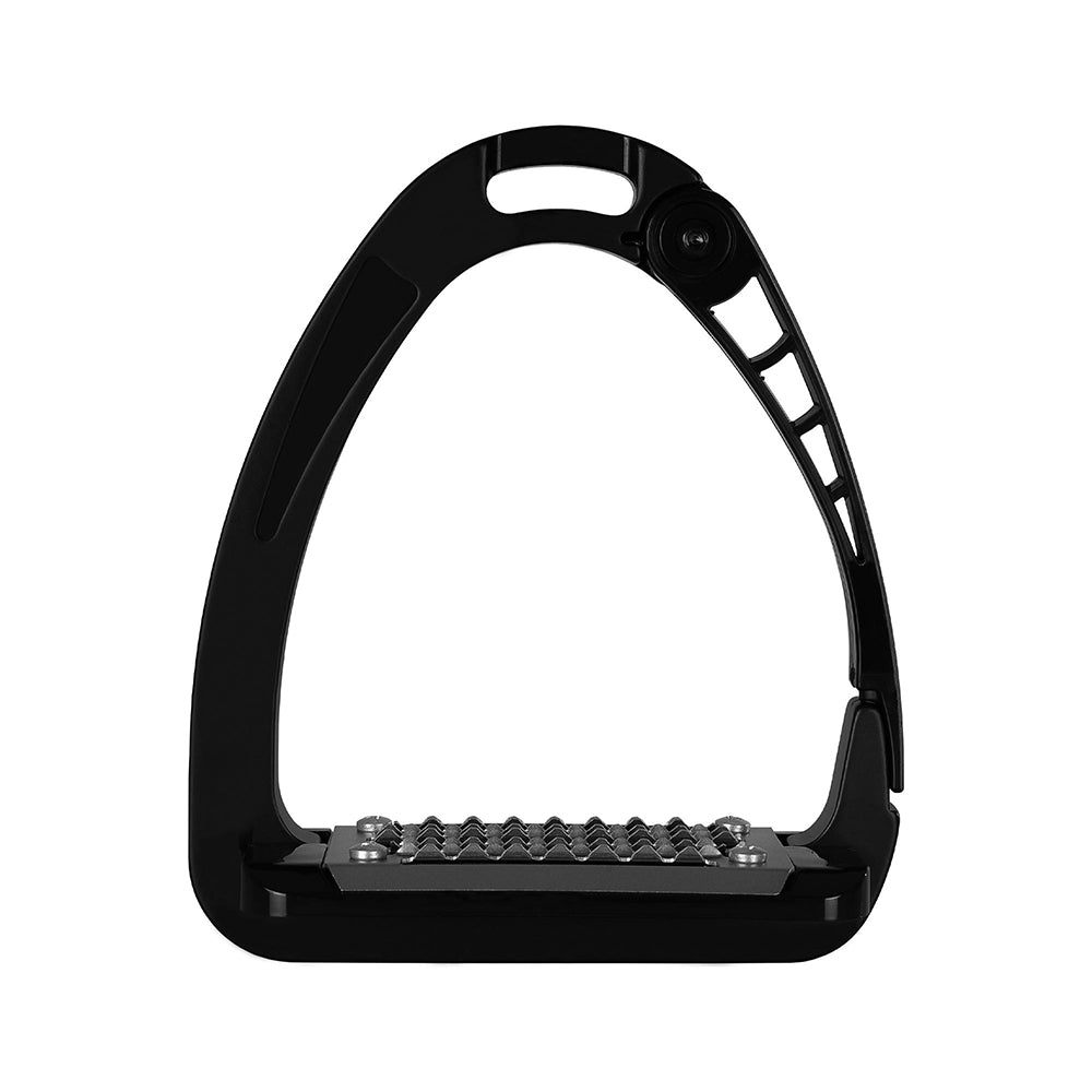 Easy-to-put-on and take-off safety stirrups