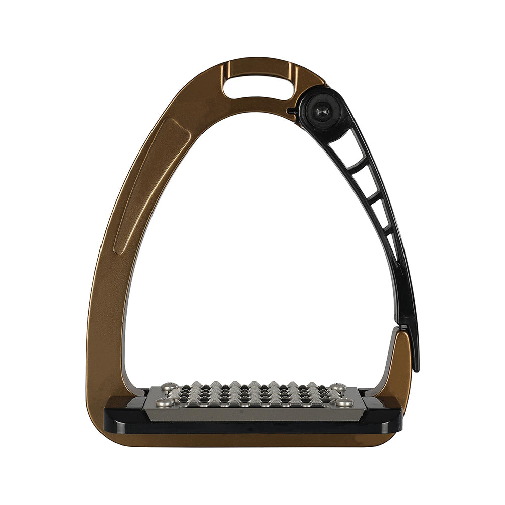 Easy-to-put-on and take-off safety stirrups