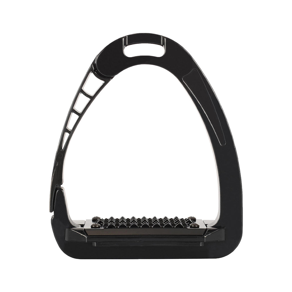Easy-to-put-on and take-off safety stirrups