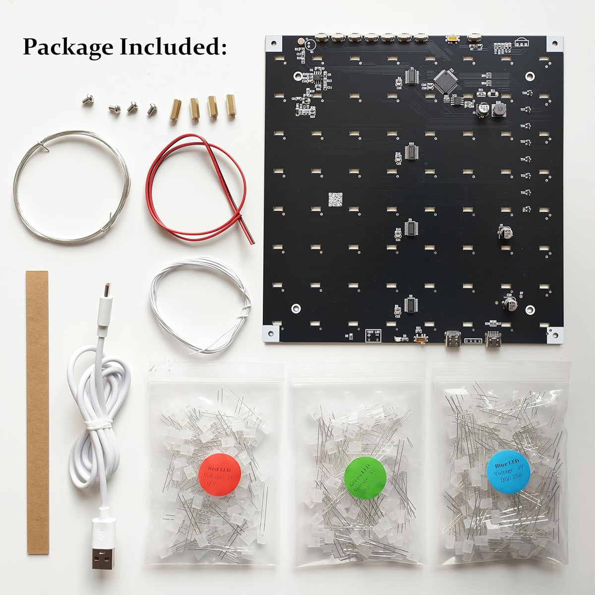 3D LED Cube DIY Electronic Kit