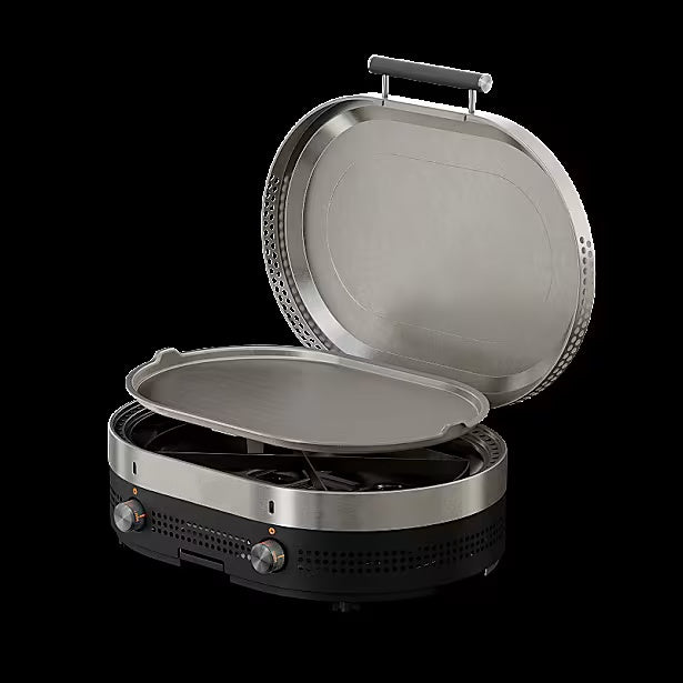 Outdoor stainless steel frying pan
