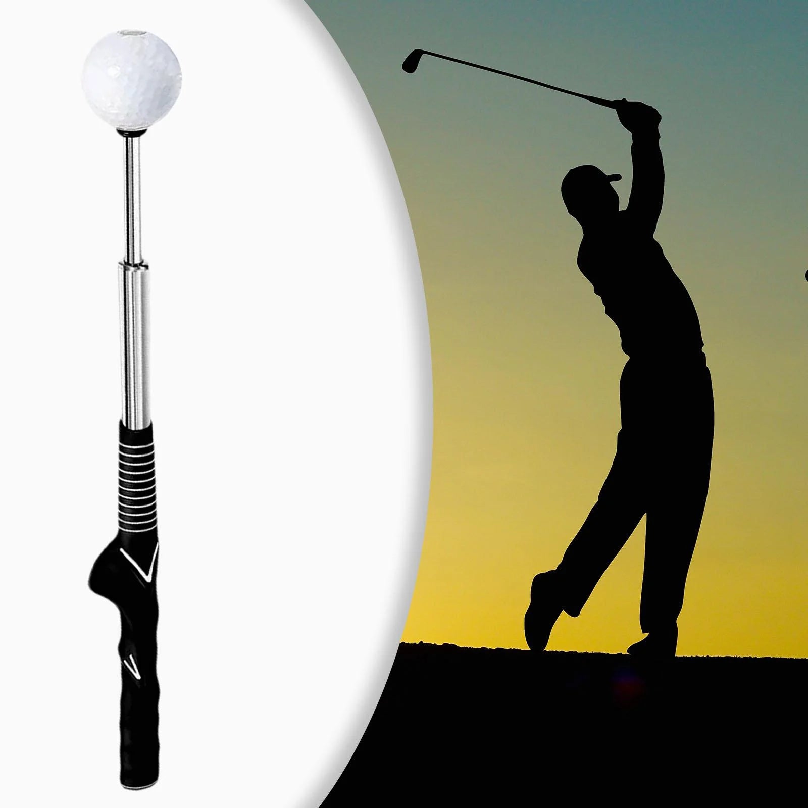 Golf Swing Trainer – Adult Equipment Warm Up Stick | Telescopic Design