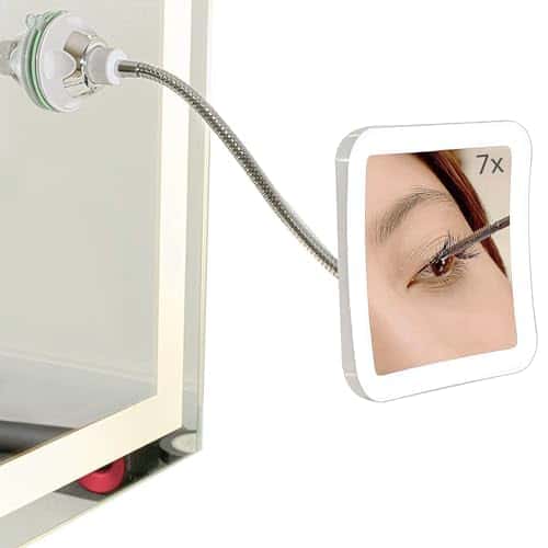 The 7X Magnification & LED Lighted Vanity Mirror