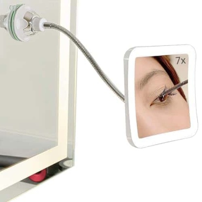 The 7X Magnification & LED Lighted Vanity Mirror
