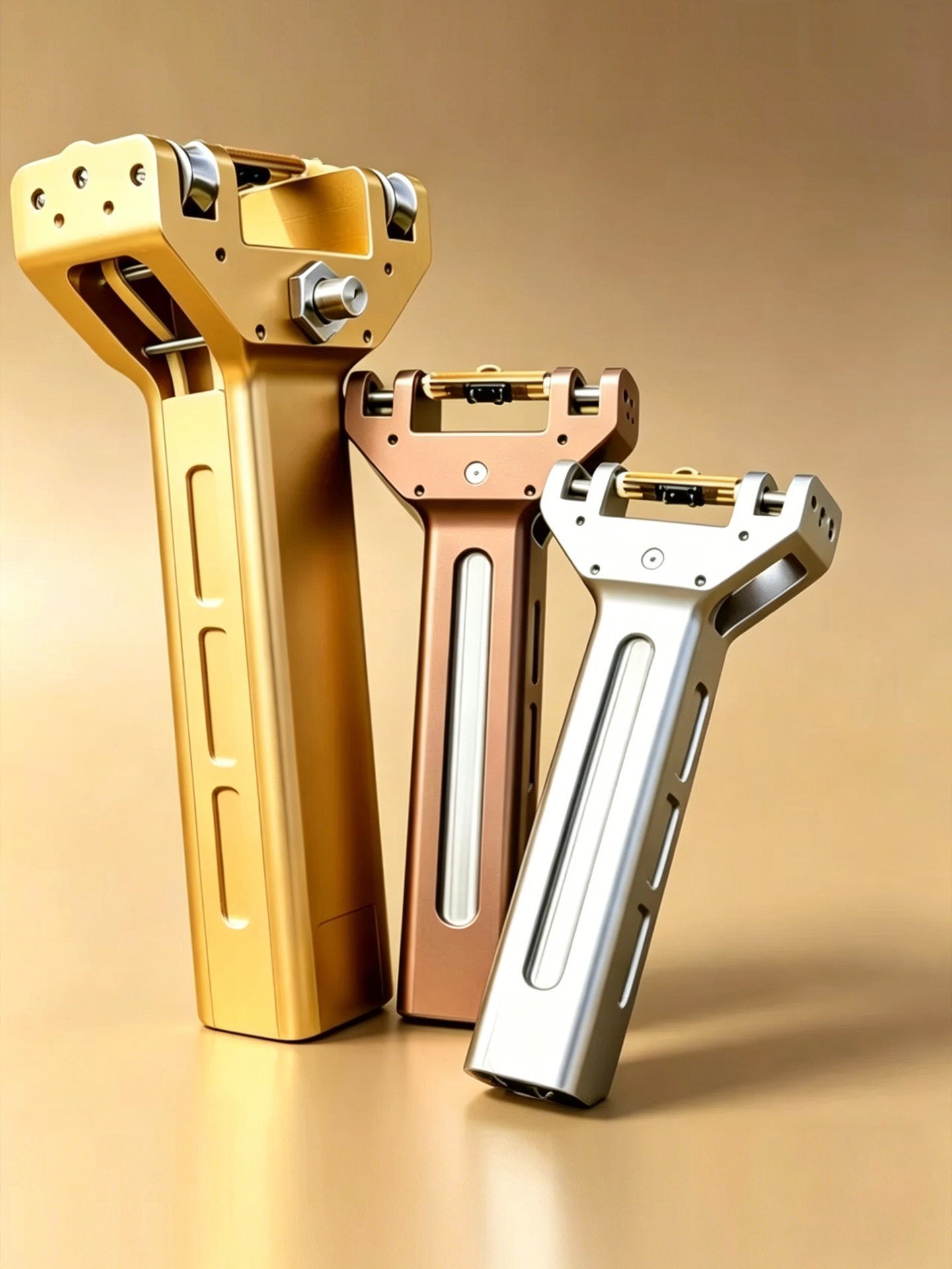 Professional telescopic aluminum alloy slingshot