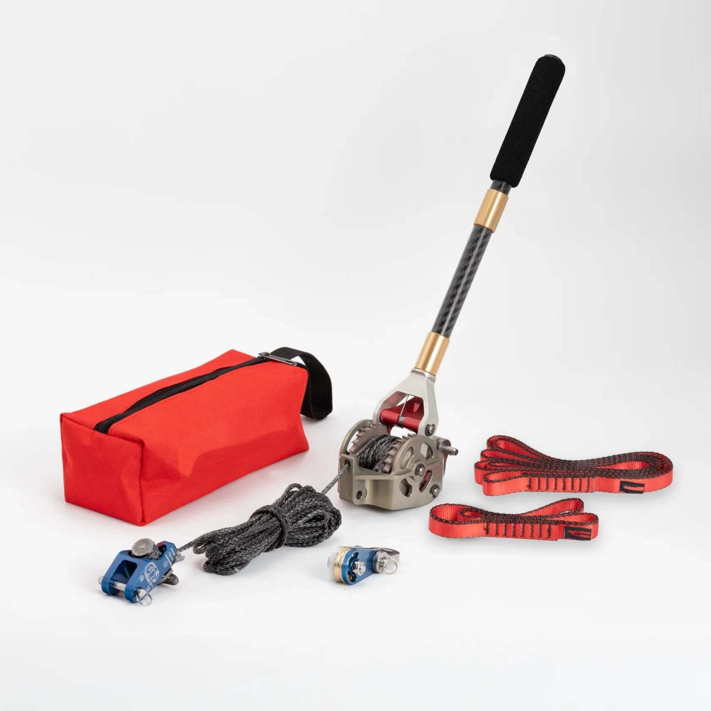 Complete pocket winch set