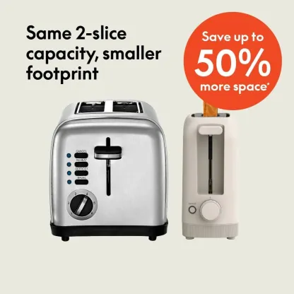 2-slice ultra-slim toaster