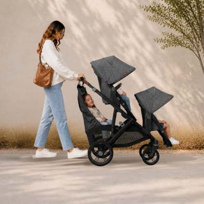 Stroller Extra Seat – Clip-On Second Seat for Toddlers, Unrolls in Seconds