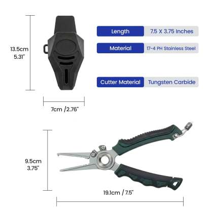 High-Strength Saltwater Rustproof Fishing Pliers