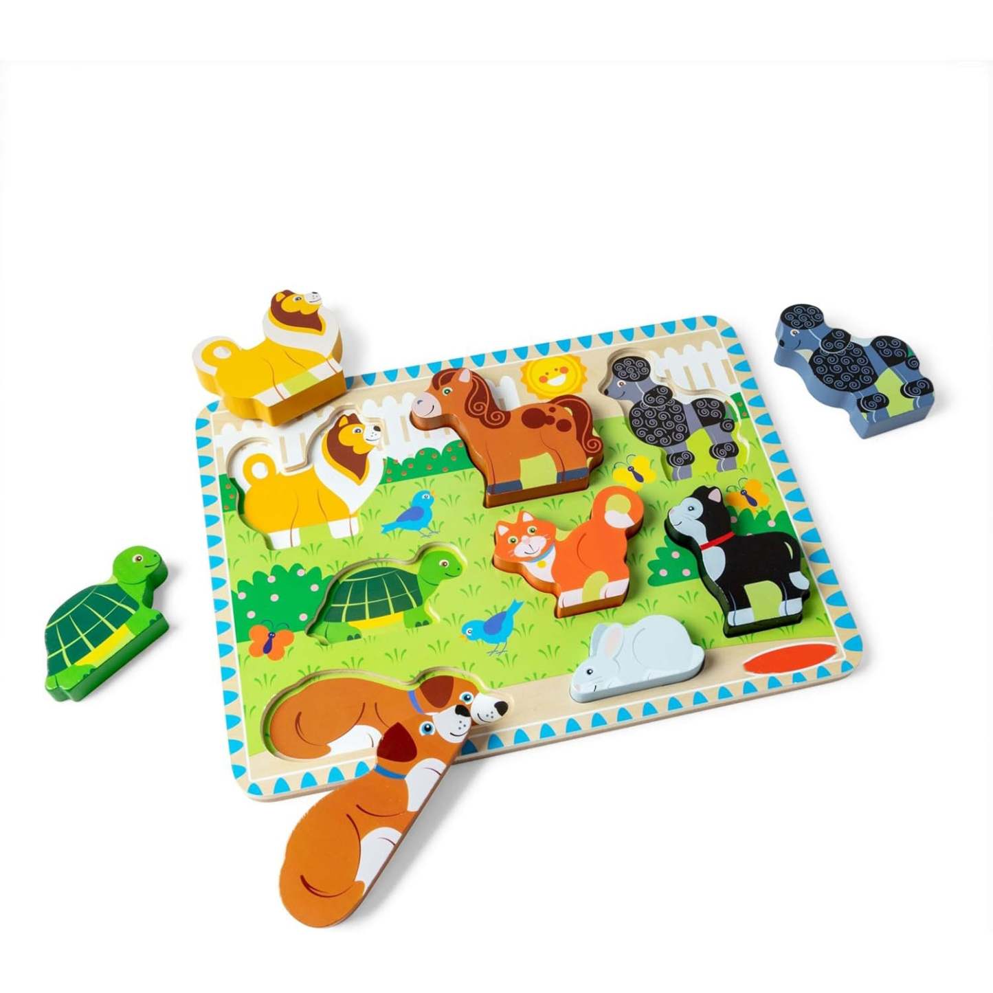 Construction Chunky Wooden Puzzle Toy